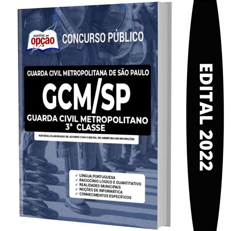 Apostila Gcm Sp Guarda Civil Metropolitano Classe Solu O