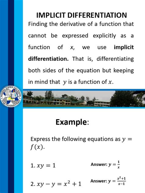 Implicit Differentiation And Application Pdf Mathematical Physics Equations