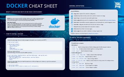 Docker Cheat Sheet All The Essentials In A Single Source