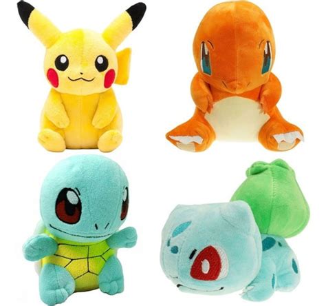 Kit Pok Mons Pel Cia Cm Pikachu Bulbasaur Charmanter Bul Frete Gr Tis