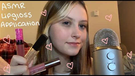 Asmr Lipgloss Application Youtube