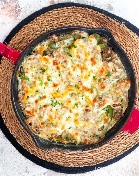 Philly Cheesesteak Casserole Low Carb Spark