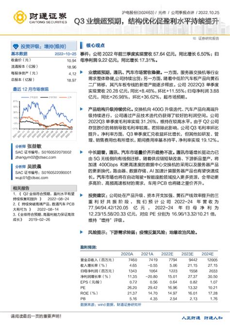 Q3业绩超预期，结构优化促盈利水平持续提升