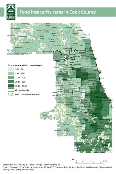 Map/Statistics - Greater Chicago Food Depository