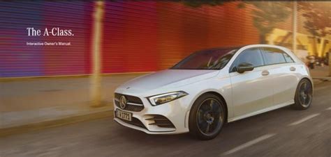 2019 Mercedes Benz A Class Owner’s Manual Pdf Manual Directory