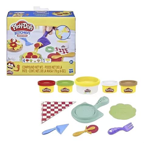 Mini Massinha Play Doh Pizza De Queijo E Hasbro Parcelamento