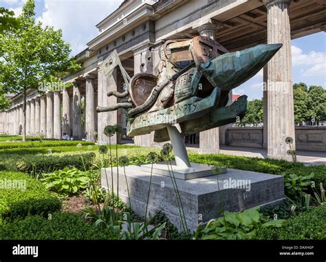 Humpty Dumpty Sculpture In The Garden Of The Alte Nationalgalerie