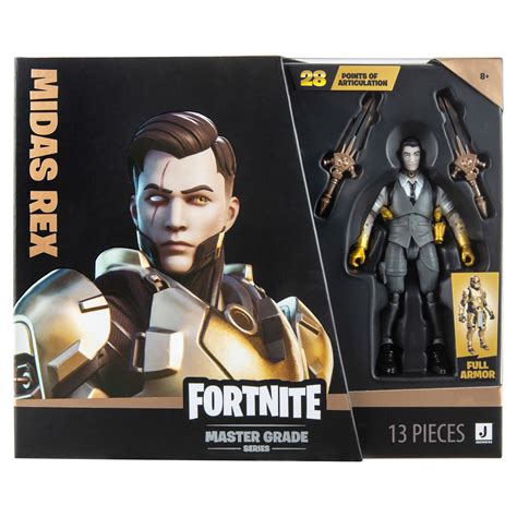 Walmart Exclusive Fortnite Midas Master Grade 4 Inch Figure With