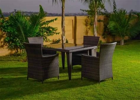 rattan dining set  outdoor loft