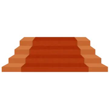 Copper With Brown Color Steps Carpet Isolated Background, Stage Steps ...