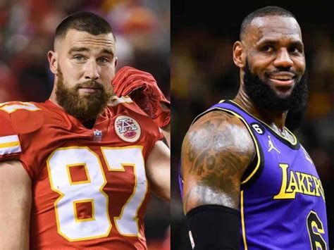 Lebron James Crowns Chiefs Te Travis Kelce Ohios King Amid Buzz Over