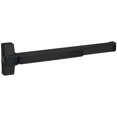 Rugged Grade Rim Type Exit Device Push To Exit Bar Black Seco