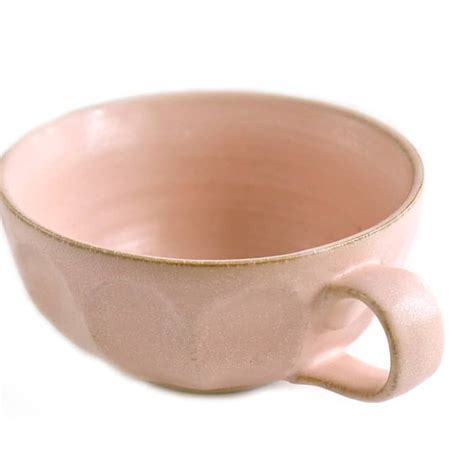 Kaneko Pottery Rinka Porcelain Soup Cup Peach Pink Japan S Best To You