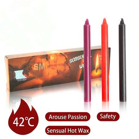 3pcs Long Massage Candles For Adults Low Temperature Beauty Wax Sex