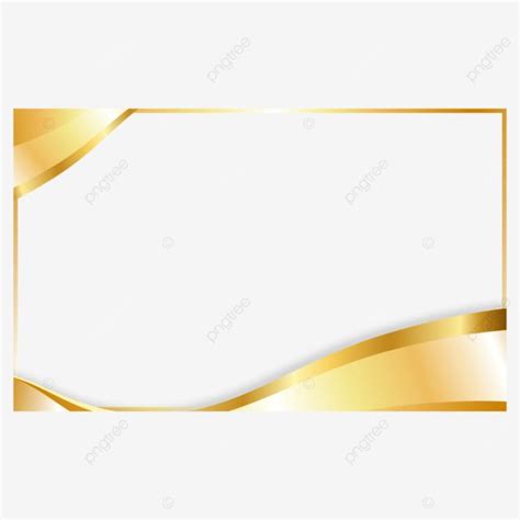 Modern And Simple Gold Certificate Border Frame, Certificate Border ...