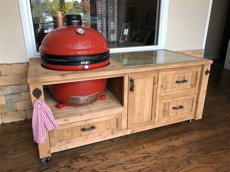 40 Big Green Egg Outdoor Kitchen Ideas Built In And Island Designs