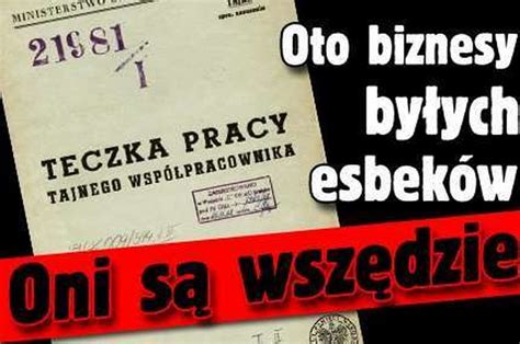 Oto Biznesy By Ych Esbek W Oni S Wsz Dzie