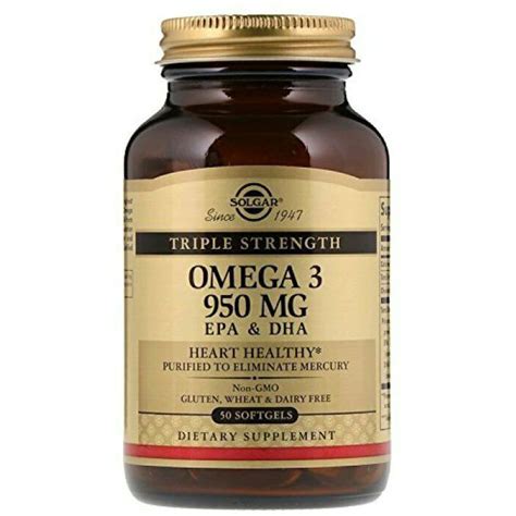 Omega 3 Putere Tripla 50 Capsule Moi Solgar Dr Max Farmacie