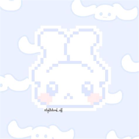 Cinnamoroll Pixel Art