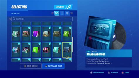 Stand And Fight Music Pack Fortnite Save The Word YouTube