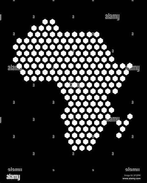 Africa Map Black White Illustration Fotos Und Bildmaterial In Hoher