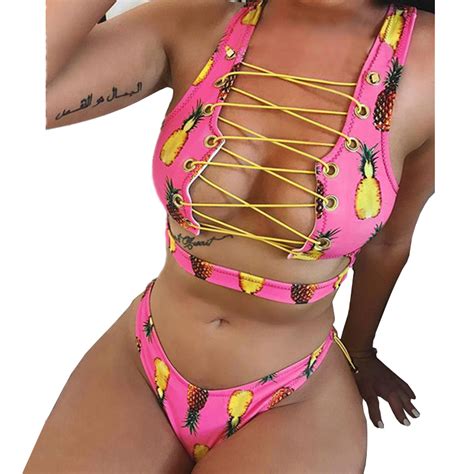 Bandage Bikinis Maillot De Bain Biquini Sexy Bikini Set Push Up