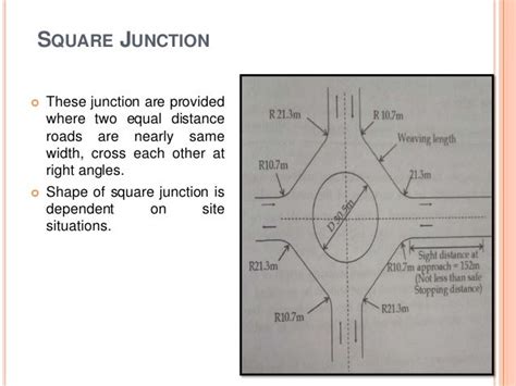 Road junction design, parking and signal design