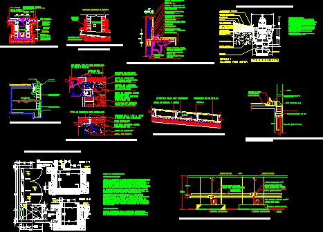 Detalles Sanitarios De Cisterna Y Lavabo En Dwg Kb Librer A Cad