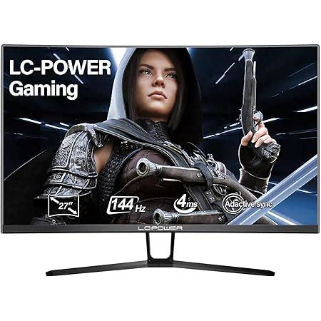 LC POWER LC M27 QHD 144 C V2 27 Monitor Gaming Curvo QHD 3 HDMI