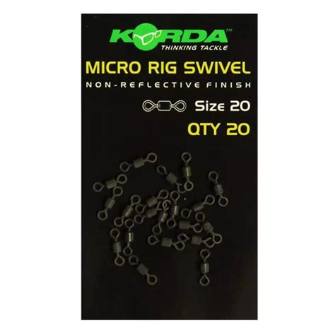 Virbla Korda Micro Rig Swivel TT Ribolov Lov