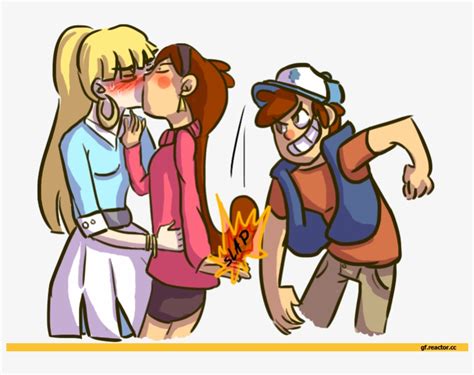 Mabel Pines X Pacifica Northwest And Dipper Pines Bill X Dipper Fanart 800x614 Png Download