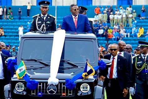 Cross River State Governor Bassey Edet Otu His Official Car An