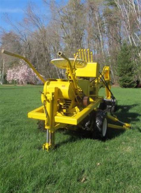 Gravely Terramite Backhoe Walk Behind Tractor Lawn Mower Tractors