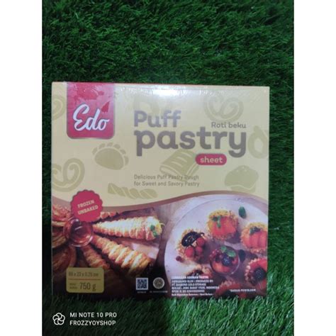 Jual Edo Puff Pastry Sheet Kulit Pastry Lembaran 750 Gram Shopee