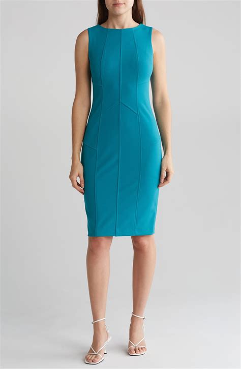 Calvin Klein Princess Seam Sheath Dress Nordstromrack