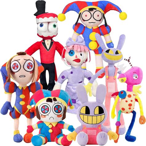 The Amazing Digital Circus Plush Pack 8 Pomni Plush Toy For TV Fans