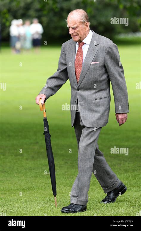 The Duke Of Edinburgh Arrives For The Presentation Reception For The