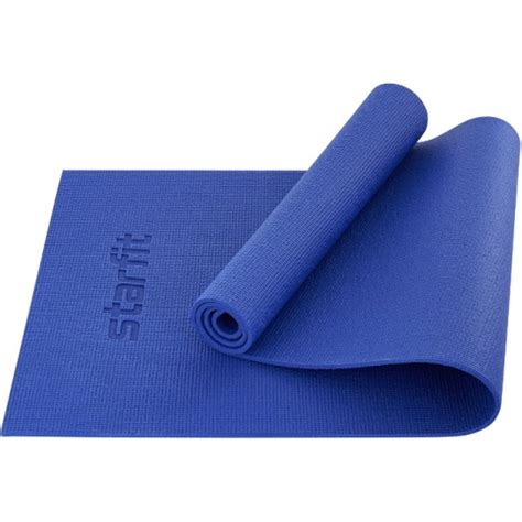 Коврик для йоги и фитнеса STARFIT FM-301 NBR, 1,2 см, 183x61 см, темно ...