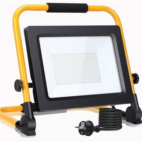 Aigostar Projecteur De Chantier Led W Lm Lampe Chantier Avec