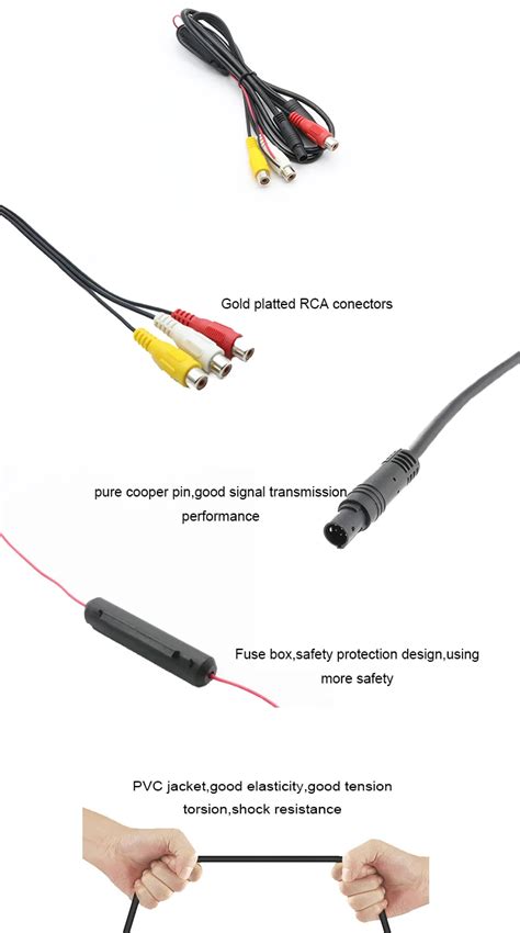 Custom Mini Din To Rca Audio Video Adapter Cctv Camera 9 Pin Mini Din