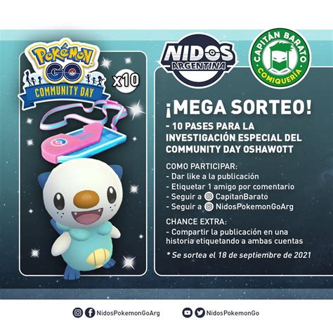 Nidos Pok Mon Go Argentina On Twitter Mega Sorteo Por Pases