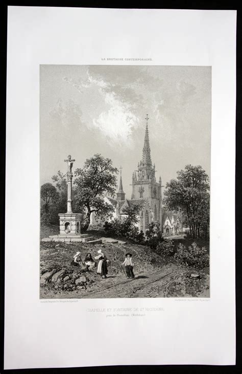 Chapelle Et Fontaine De St Nicodeme Plumeliau Bretagne Frankreich