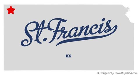 Map of St.Francis, KS, Kansas