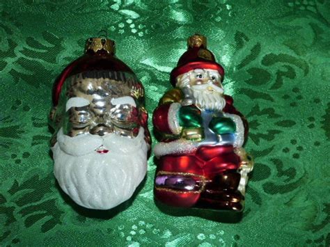 THOMAS PACCONI Blown Glass Ornaments Set of 2 Pieces 4 - Etsy