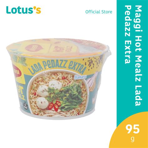 Maggi Hot Mealz Lada Pedazz Extra G Shopee Malaysia