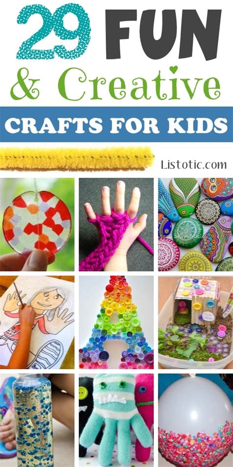 29 Of The Best Crafts For Kids To Make Projects For Boys And Girls