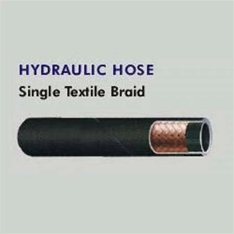 Black Rubber Single Wire Braided Hose For Fire Fighting Sizediameter