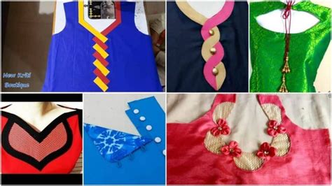 Beautiful Kurti Neck Design Cutting And Stitching Simple Craft Idea