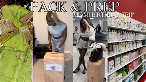 PACK PREP WITH ME FOR VACATION MIAMI GIRLS TRIP YouTube