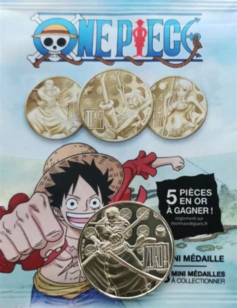 MINI MÉDAILLE ONE Piece 2024 ZORO Monnaie de Paris EUR 7 50